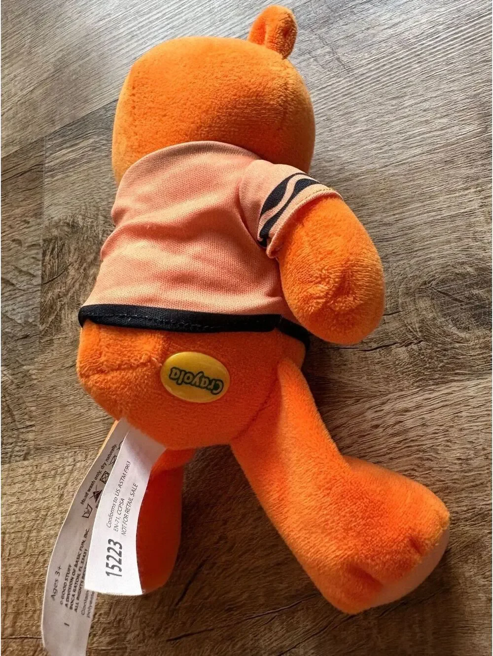 Crayola Orange Bear Plush Toy Official Licensed Product